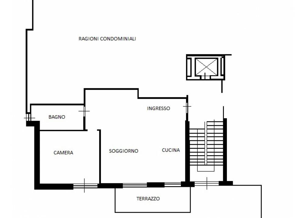 Vendita Appartamento a Parma bilocale Montanara di 77 mq
